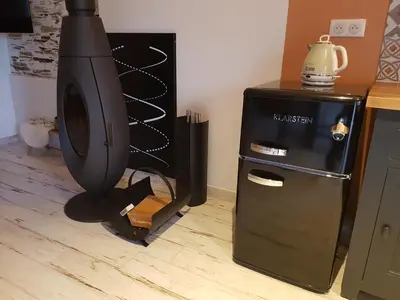 Cuisine ou kitchenette dans l'établissement Echappée romantique
