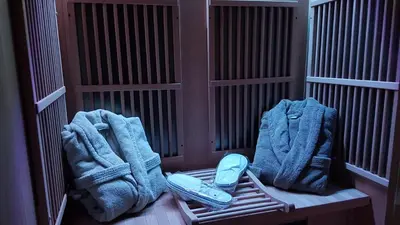 Coin salon dans l'établissement Echappée romantique