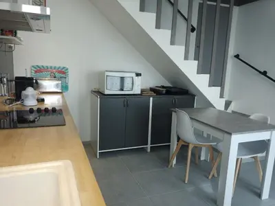 Cuisine ou kitchenette dans l'établissement Loc5c