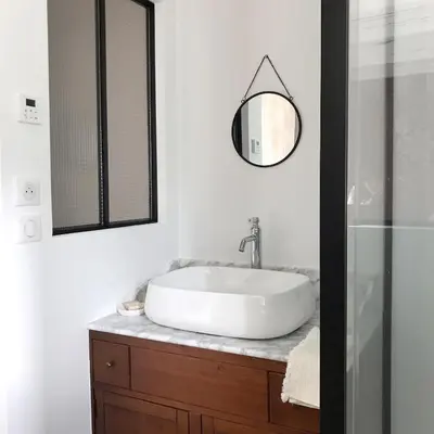 Salle de bains dans l'établissement Le Mottay Guesthouse