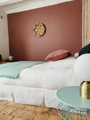 Un ou plusieurs lits dans un hébergement de l'établissement Le Mottay Guesthouse