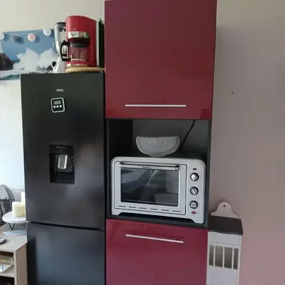Cuisine ou kitchenette dans l'établissement Appartement 3 étoiles - 1 chambre Les Becs