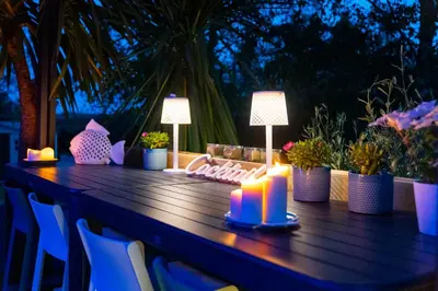 Jardin de l'établissement Escale et bien-être