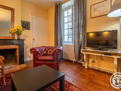 Télévision ou salle de divertissement dans l'établissement Charmant Appartement Central à Angers - Tout Inclus, Wifi, Proche Gare et Patrimoine - FR-1-622-6