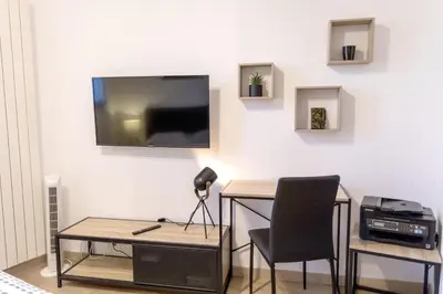 Télévision ou salle de divertissement dans l'établissement Le Brivet ☆ Hypercentre ☆ Parking ☆ Terrasse
