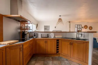 Cuisine ou kitchenette dans l'établissement Maison 10 personnes - Jardin - Noirmoutier-en-l Ile
