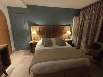 Un ou plusieurs lits dans un hébergement de l'établissement Une Escale à Pornic chambres d'hôtes 4 épis