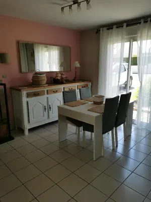 Cuisine ou kitchenette dans l'établissement Chambre chez l'habitant