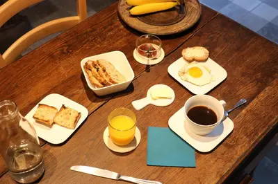 Nourriture dans le B&B/chambre d'hôtes ou à proximité