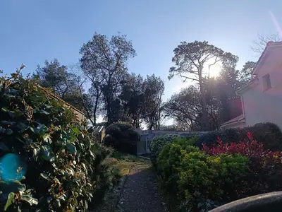 Jardin de l'établissement Maison de vacances à 50m de la mer - 4 personnes - FR-1-364-104