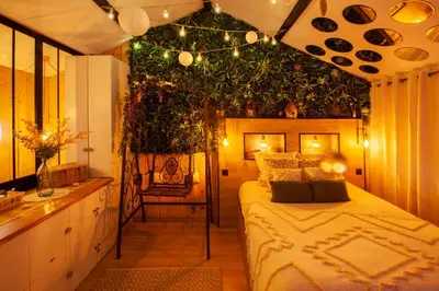 Un ou plusieurs lits dans un hébergement de l'établissement Love Room Romantique Les Petits Plaisirs