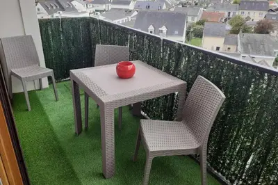 Balcon ou terrasse dans l'établissement Grand T5 pour 7 Pers
