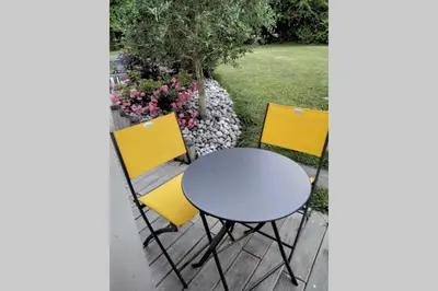 Jardin de l'établissement le studio du fou