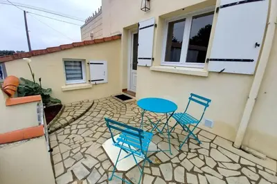 Balcon ou terrasse dans l'établissement Gîte 