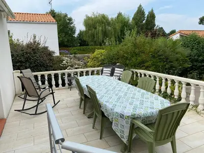 Balcon ou terrasse dans l'établissement Vendée - Maison de Vacances