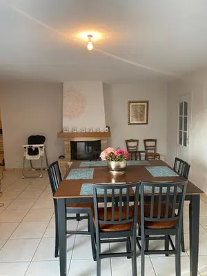 Coin salon dans l'établissement Vendée - Maison de Vacances