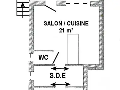 Plan de l'établissement Gîtes avec piscine chauffée proche plage. Jardin, spa, BBQ, Wifi. Ch. bébé incluse - FR-1-306-1209