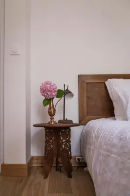 Un ou plusieurs lits dans un hébergement de l'établissement La Houache Chambres d'Hôtes