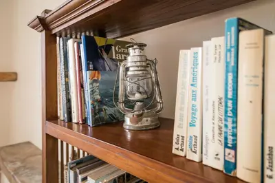 Bibliothèque dans le B&B/chambre d'hôtes
