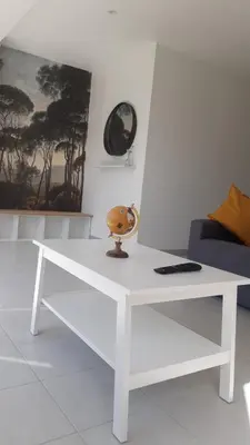 Coin salon dans l'établissement Maison entre Mer et Brière. Proche de La Baule et de Guérande.