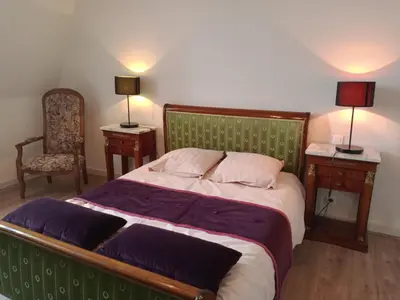 Un ou plusieurs lits dans un hébergement de l'établissement Chateau du Breuil