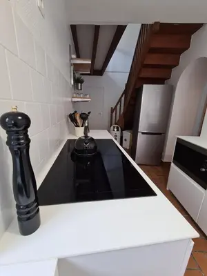 Cuisine ou kitchenette dans l'établissement La maison d'Eglantine, 6 min du Puy du Fou, 4 chambres 10 couchages à St Malo-du-Bois,