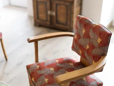 Coin salon dans l'établissement Gîte rénové en bord de Sèvre avec jardin partagé, pour 6 personnes, proche de Puy du Fou - FR-1-426-485