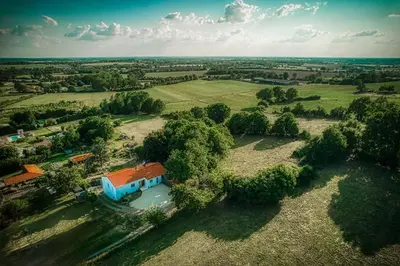 Paysage naturel près de la maison de vacances