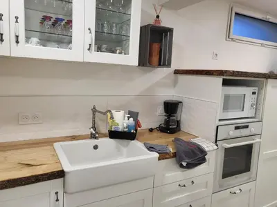 Cuisine ou kitchenette dans l'établissement DOMAINE DU SOUVENIR