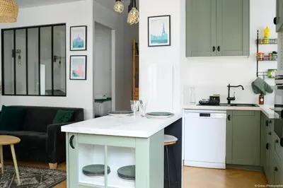 Cuisine ou kitchenette dans l'établissement Offre spéciale ! Jolie pépite - Le Verdoyant