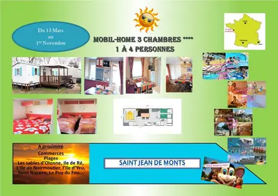 Plan de l'établissement Mobile Home - Sleeps 6 - Parking - Family Pools