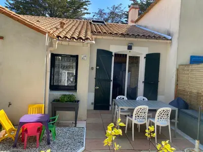 Terrasse ou espace extérieur de l'établissement Maison dans les dunes