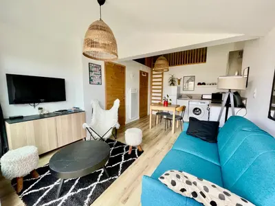Cuisine ou kitchenette dans l'établissement NOIRMOUTIER - Petite maison 500m plage Sableaux