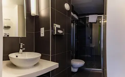 Salle de bains dans l'établissement Best Western Hotel San Benedetto