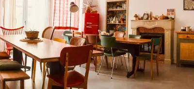 Coin salon dans l'établissement Grande maison de ville MALO LEONE 250m2 pour 15 personnes proche du Puy du Fou