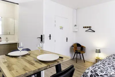 Plan de l'établissement Segré centre ? studio ? 24m² ? cuisne ? wifi ? TOUT NEUF!