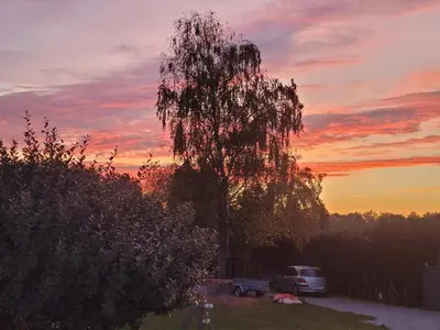 Lever ou coucher de soleil vu de l'appartement ou à proximité
