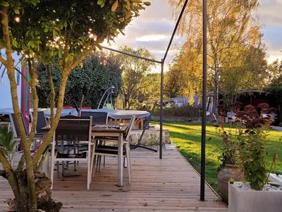 Jardin de l'établissement Gîte Mélisse