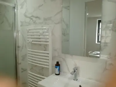 Salle de bains dans l'établissement T2 Charmant - Segré centre ville - 003
