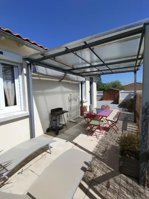 Balcon ou terrasse dans l'établissement Gîte La Hutière près d'Ancenis