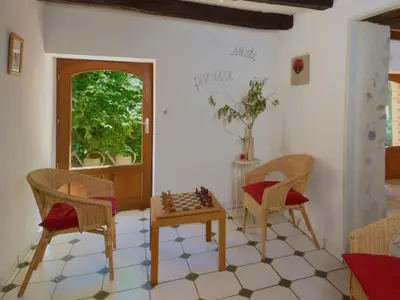 Coin salon dans l'établissement Le Clos du Piheux