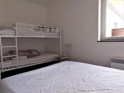 Un ou plusieurs lits dans un hébergement de l'établissement Le Moulin Jodet