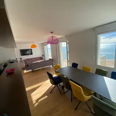 Duplex face mer tout confort sur la plage /tennis