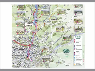 Plan de l'établissement Erdre Rivière Climatisé