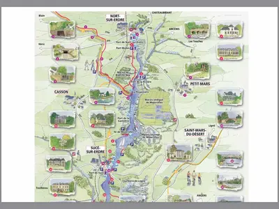 Plan de l'établissement Erdre Rivière Climatisé