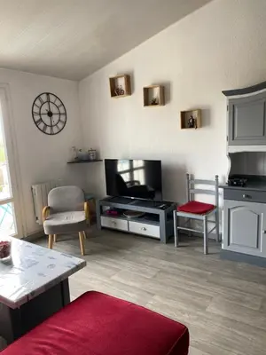 Cuisine ou kitchenette dans l'établissement Appartement vue mer