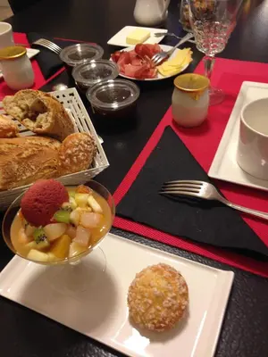 Nourriture dans le B&B/chambre d'hôtes ou à proximité