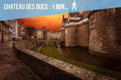 Plan de l'établissement Tirant - Emplacement idéal proche Château des ducs de Bretagne