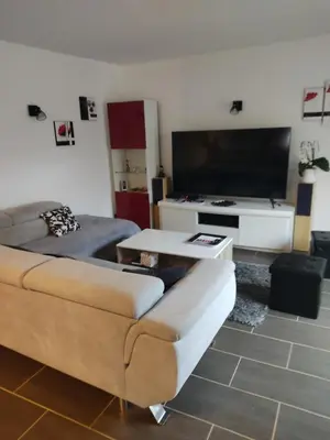 Télévision ou salle de divertissement dans l'établissement chez fifi