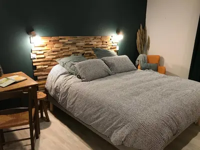 Un ou plusieurs lits dans un hébergement de l'établissement Cale 32 - Chambres d'hôtes